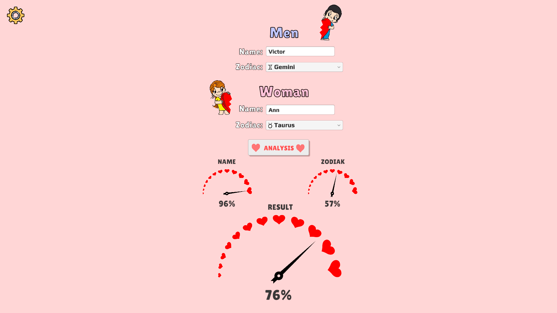 Love Meter. Merge pair. screenshot