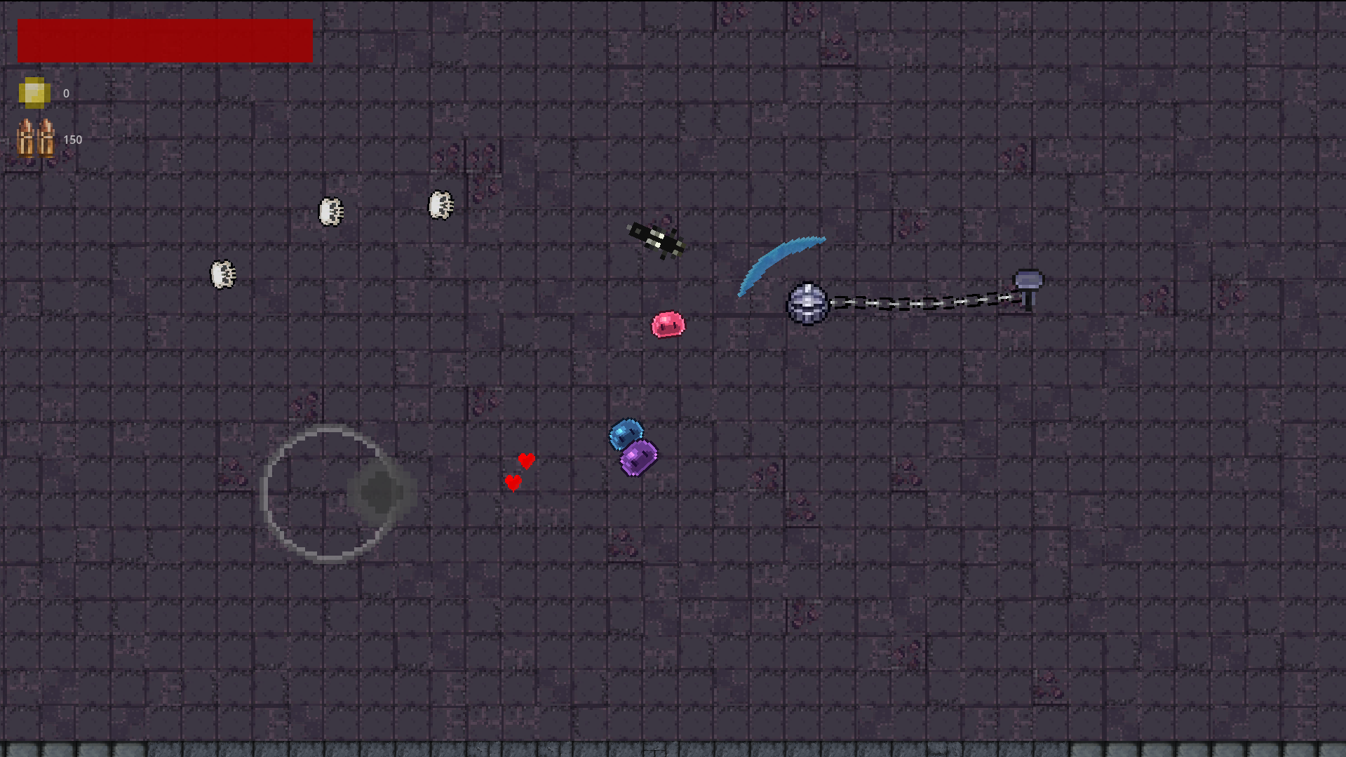 Привязанный к цепи: Пиксельный побег — screenshot 2