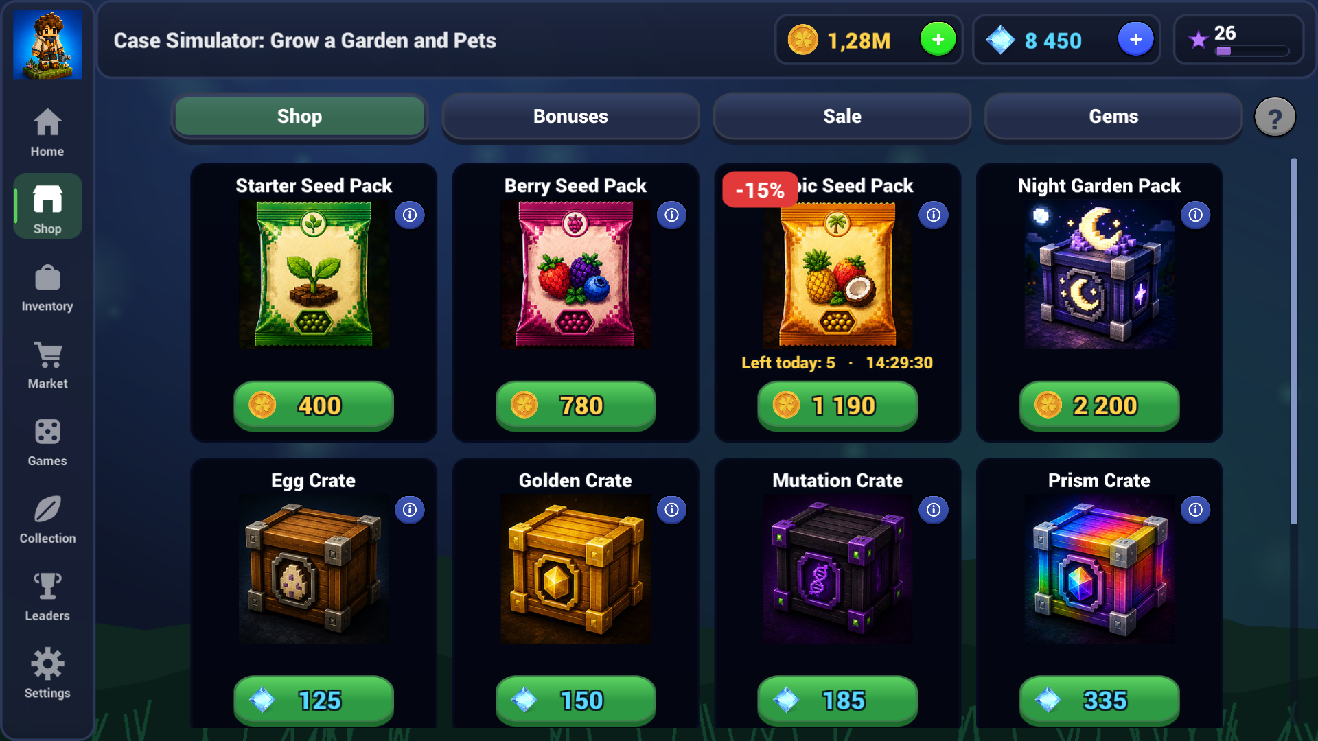 Case Simulator: Grow a Garden and Pets — screenshot 8