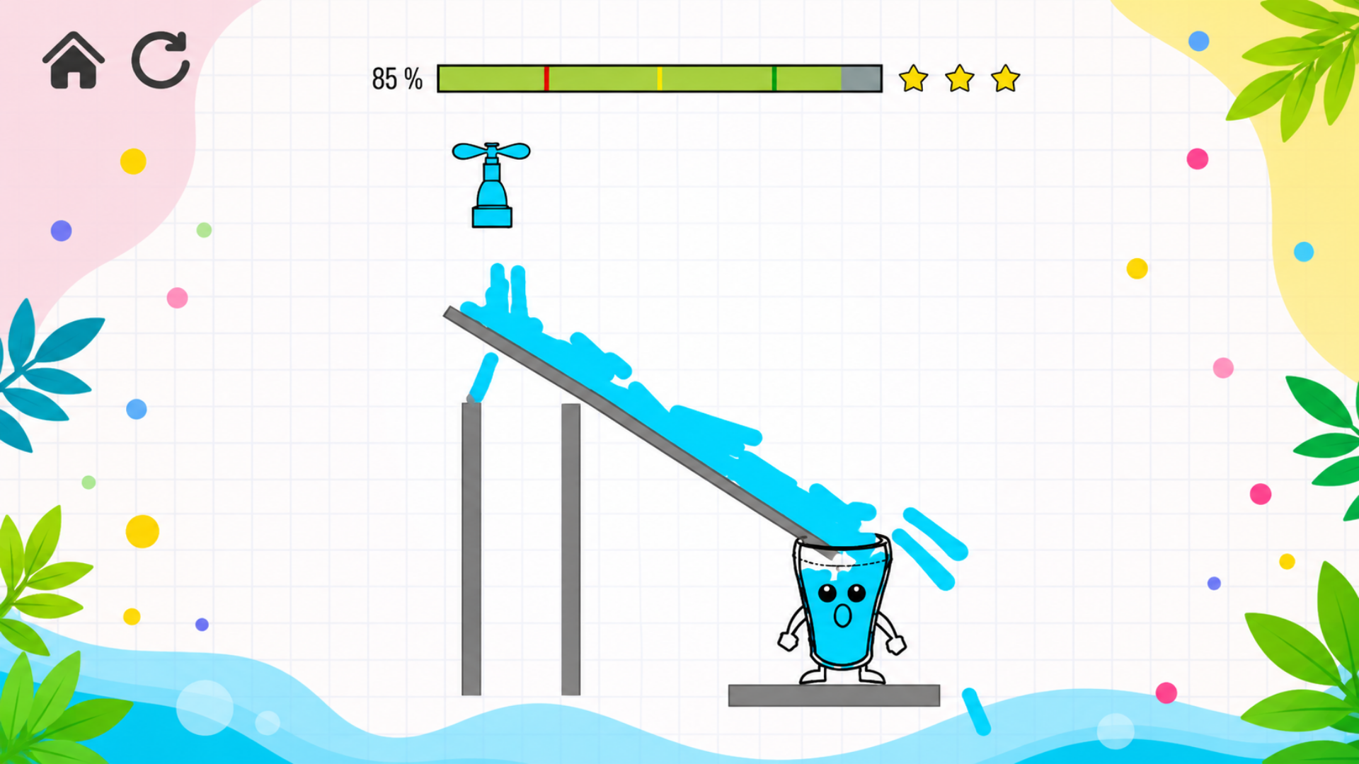 Хитрый Стакан: Нарисуй Линию — screenshot 3