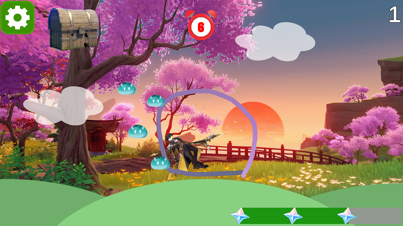 Impact Genshin: Save them from the Enemies! screenshot