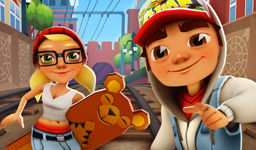Connect Subway Surfers!  loading=
