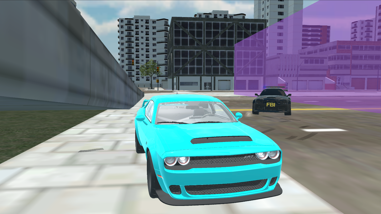 Hustle in a Wildcat Dodge Challenger screenshot