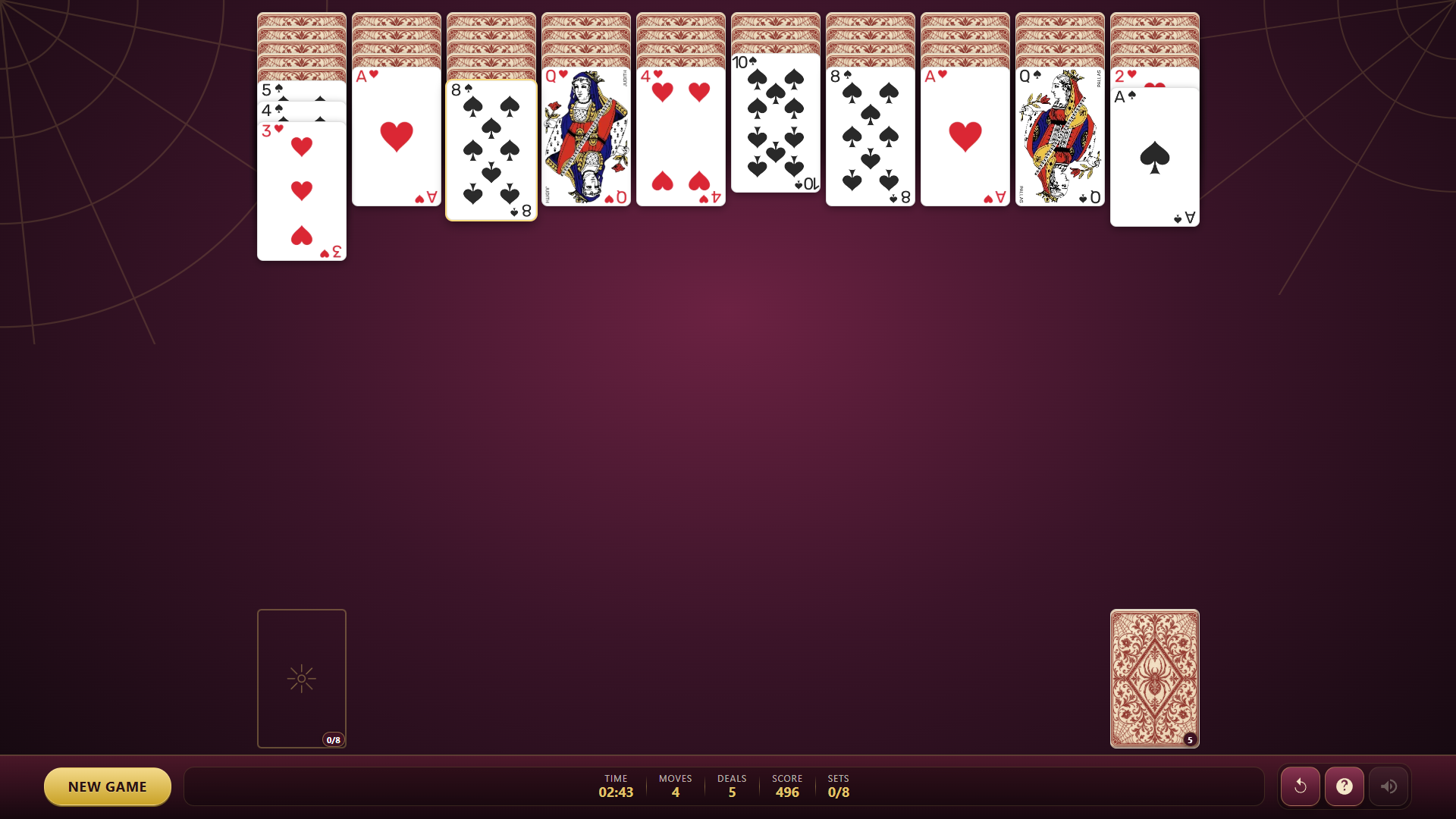 Solitaire Spider 2026 — screenshot 2