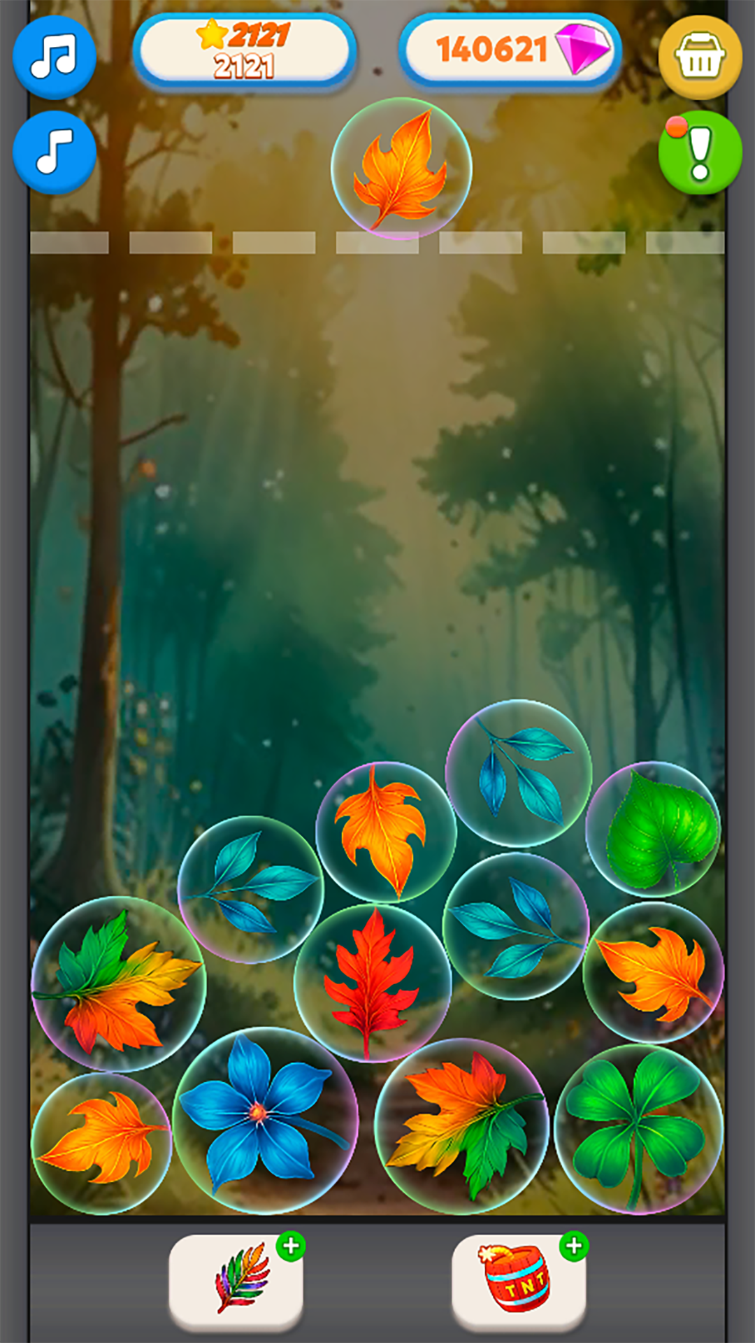 Merge leaves: Autumn leaf fall! screenshot 4