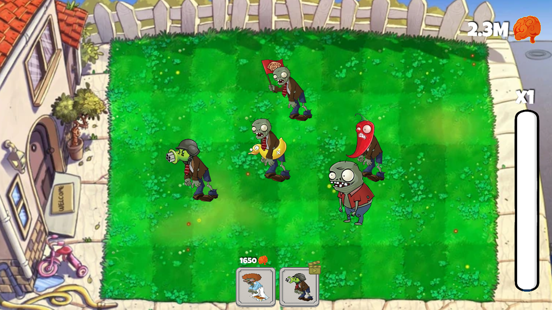 Zombies from classic mod screenshot