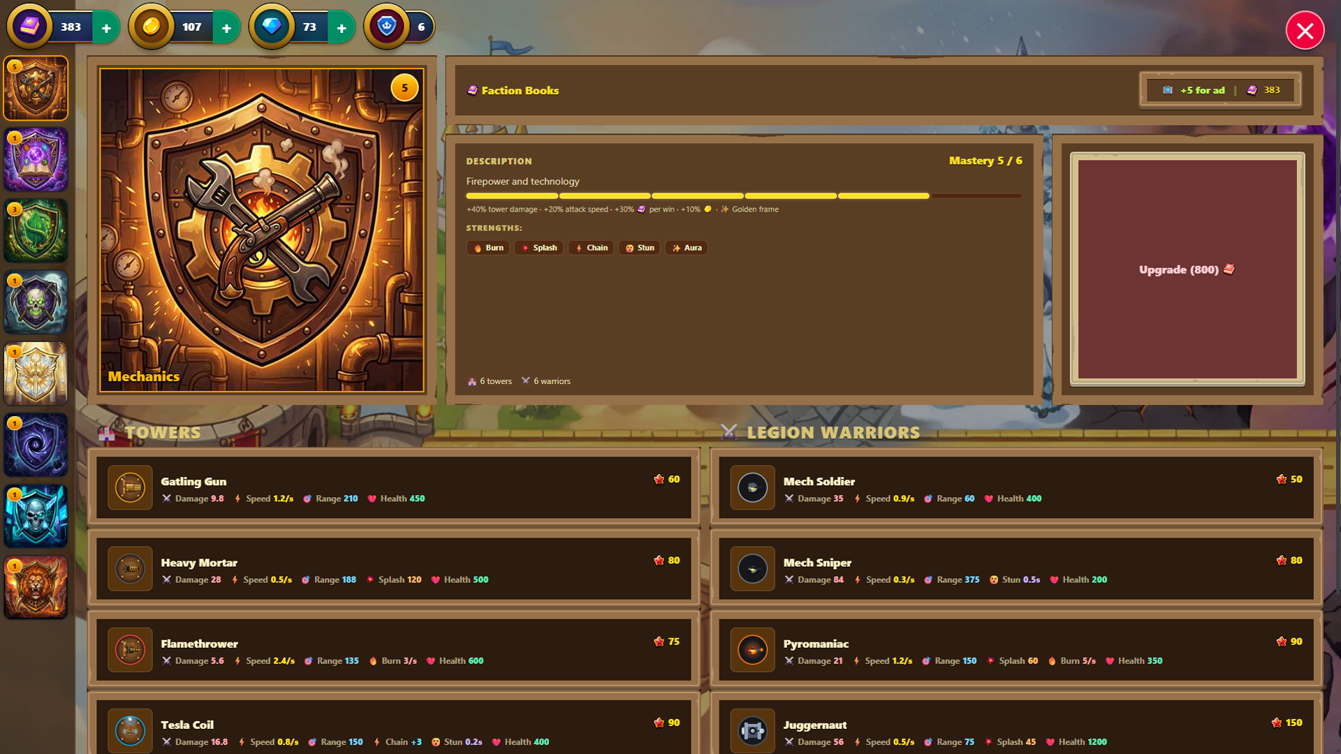 Age of Towers 2: The Great Faction War screenshot
