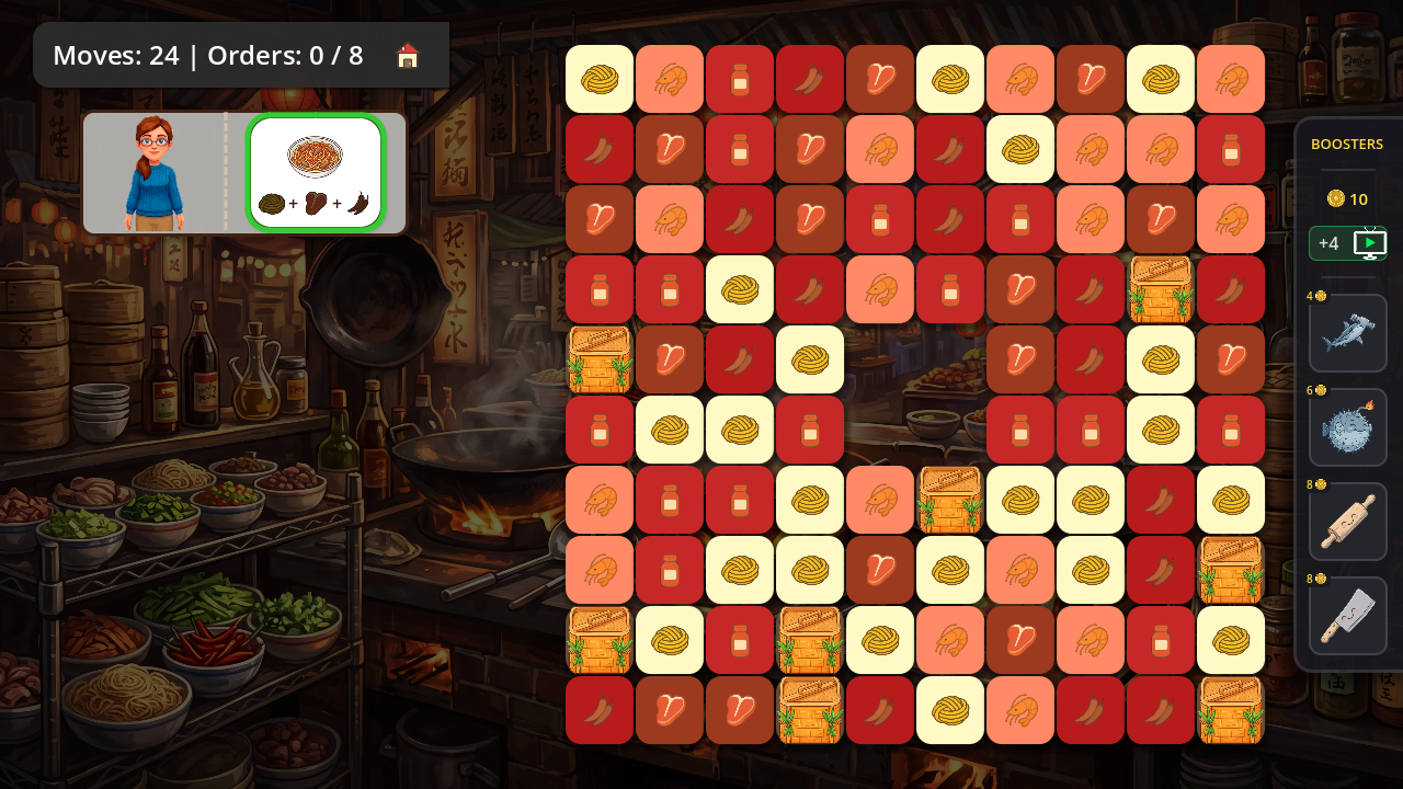 Raccoon Chef: Match 3 Cooking! — screenshot 4