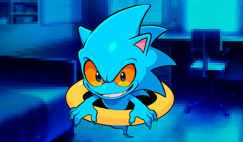 Hedgehog.EXE: Damned disk game cover