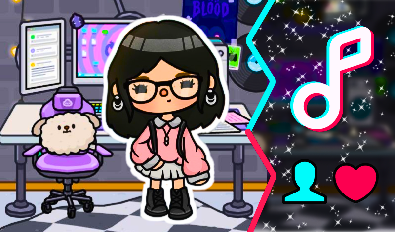 Toca Boca Fancy Tiktoker game cover