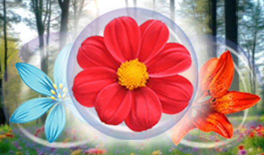 Connect Flowers 2048 : Flowers in bubbles