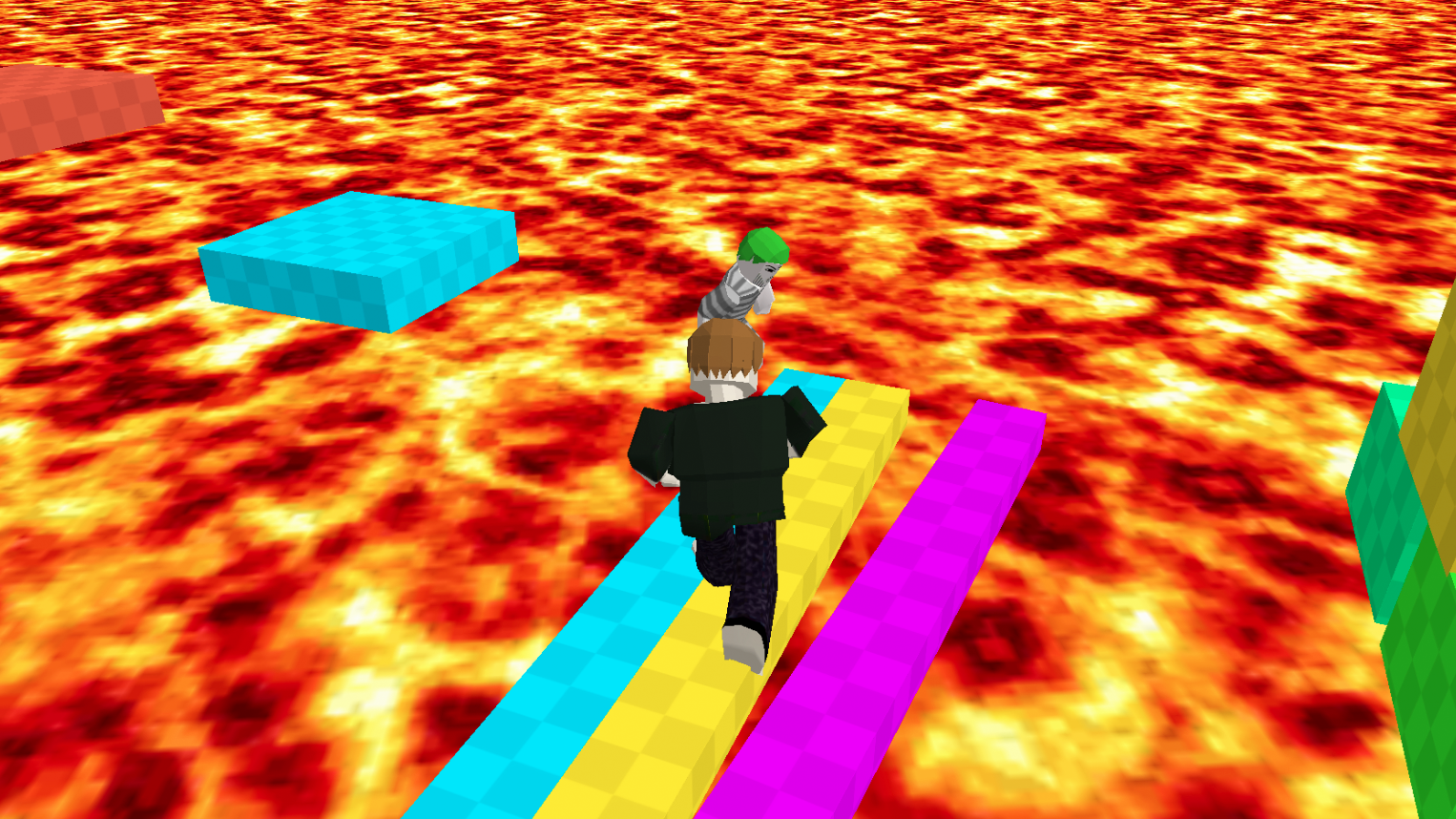 100 Player Floor Is LAVA: Obby! screenshot