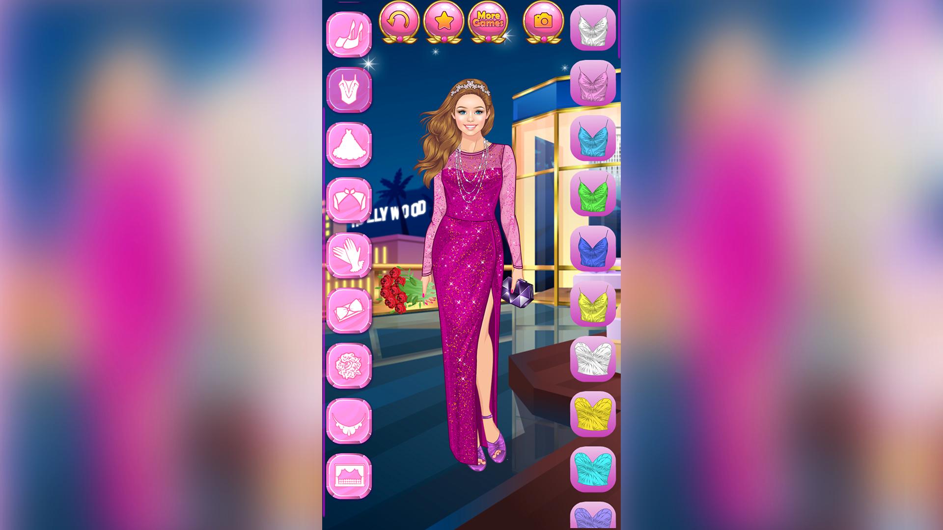 Red Carpet Dress Up Game screenshot