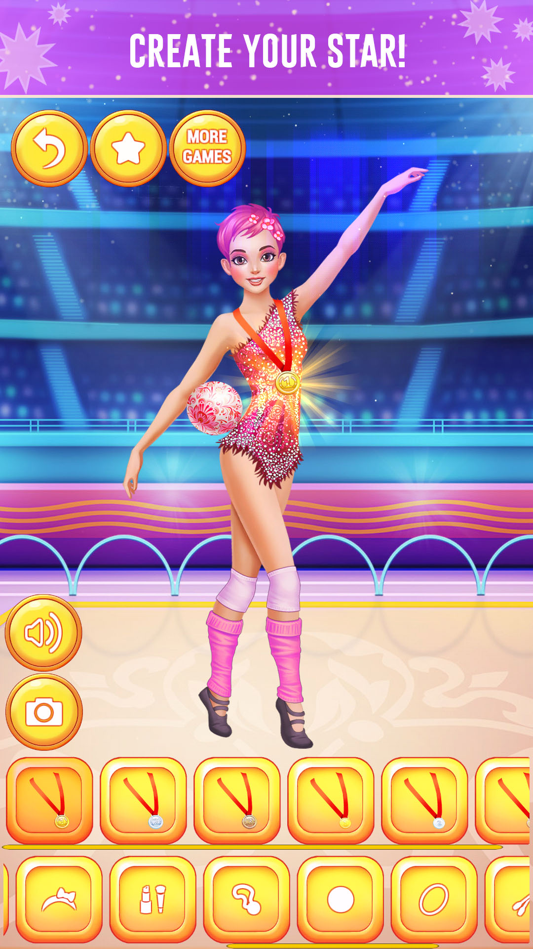 Gymnastics Girl Dress Up screenshot 12