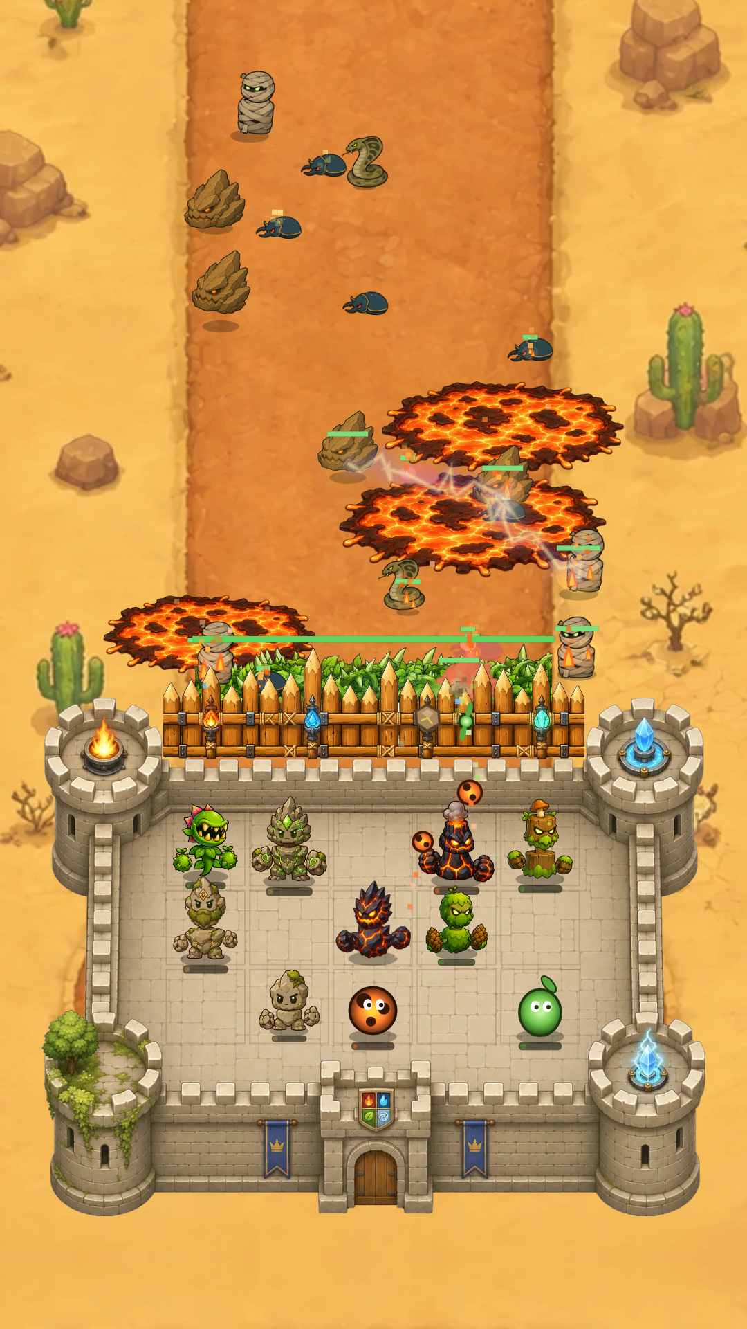 Merge Elementals: Castle Defense screenshot 9