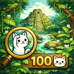 Where's the cat? Find 100 cats!