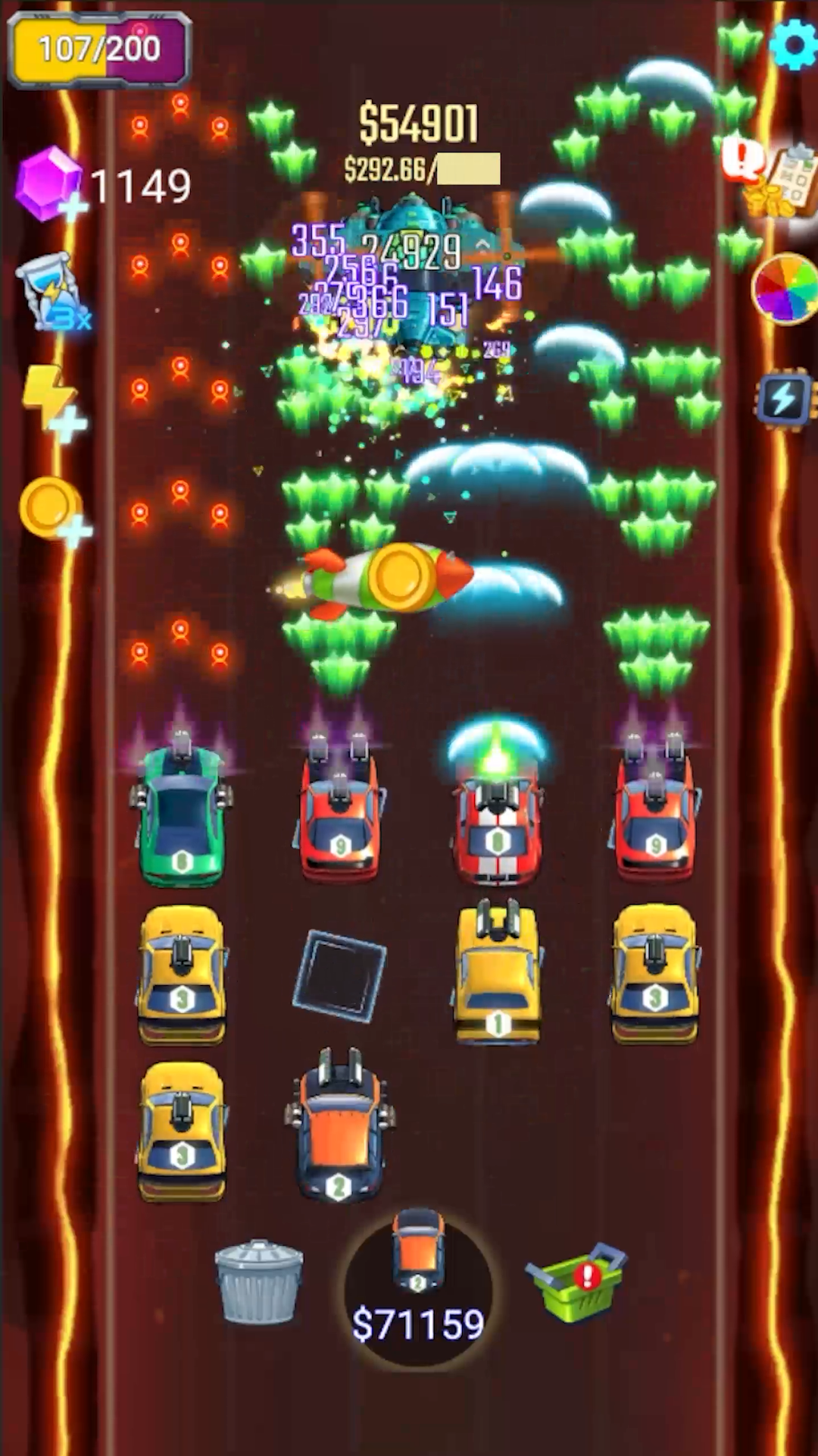 Merge Cars: Defense screenshot 5