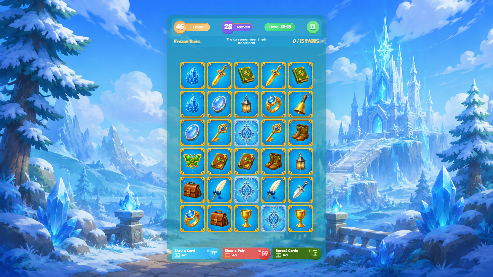 Memory Match: Magic Artifacts — screenshot 2