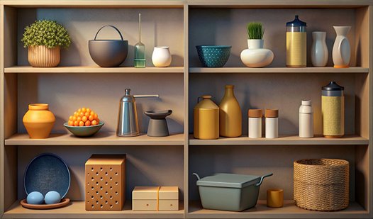 Put it on the shelves: Sort objects