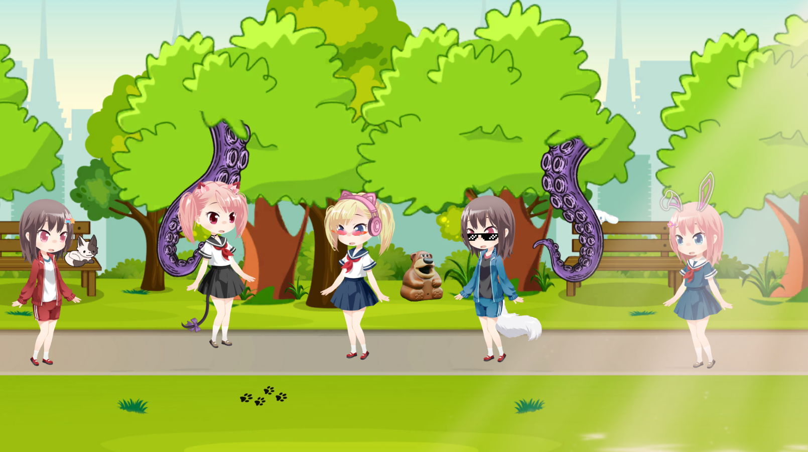 Tentacle Monster : Catch All the Girls screenshot