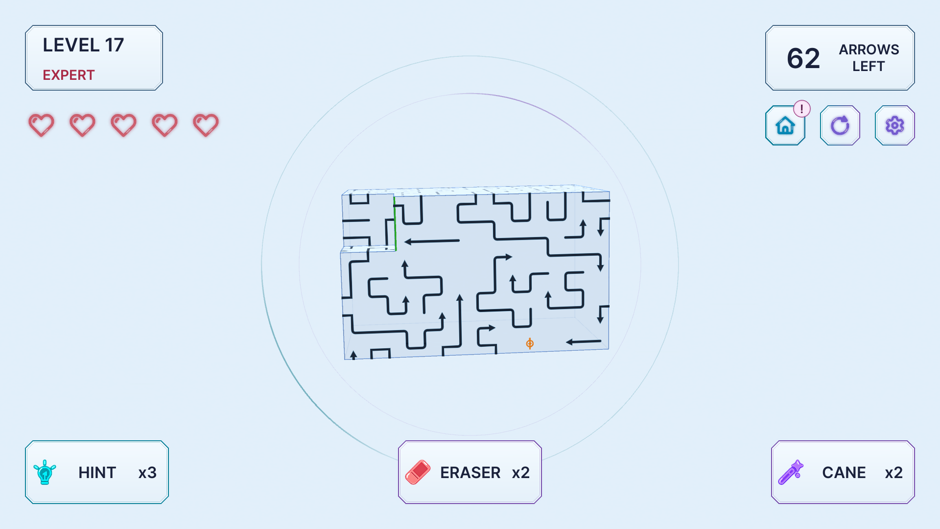 Puzzle Arrows 3D screenshot 1