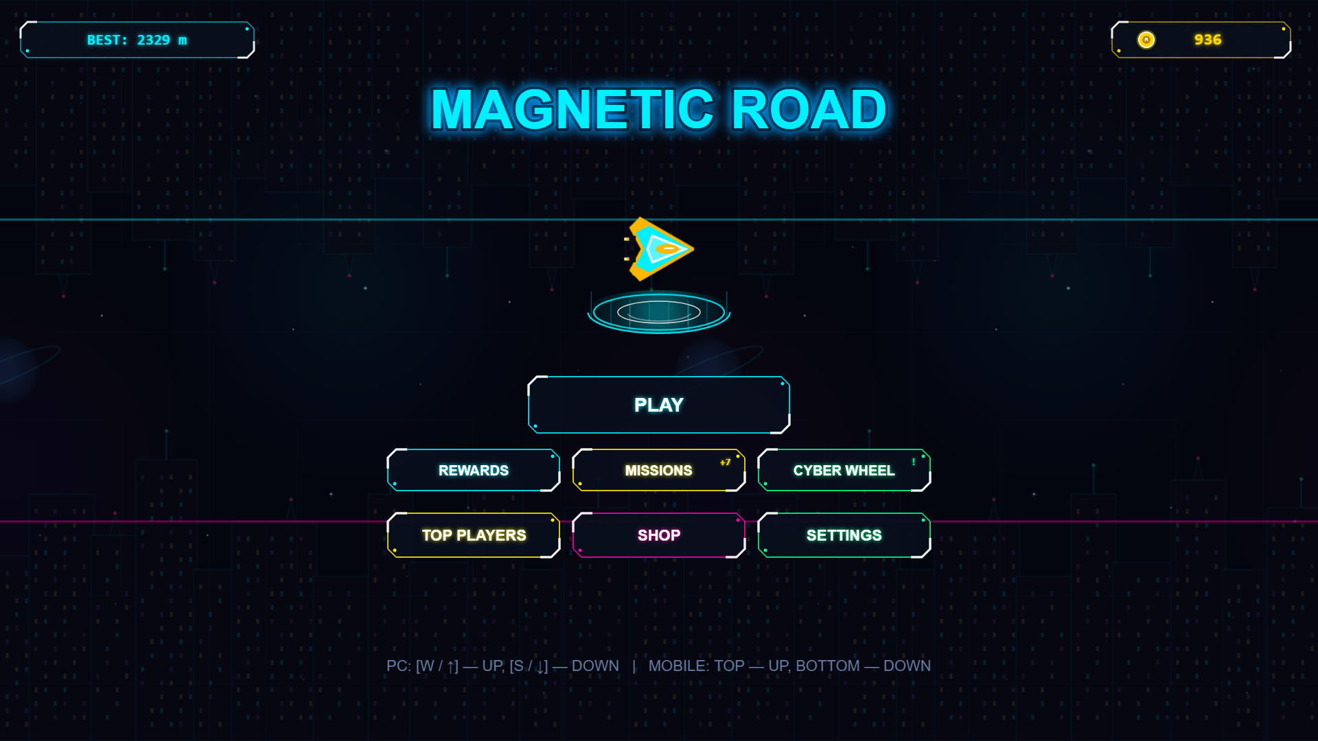 Magnetic Road — screenshot 1
