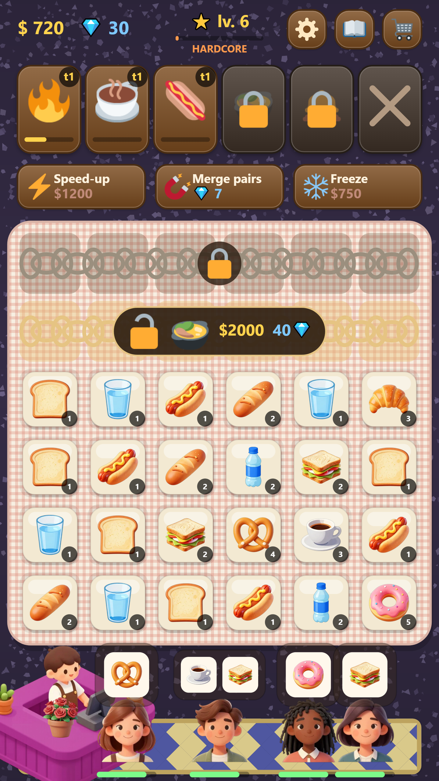 Merge Cafe: Customers are waiting! screenshot 8