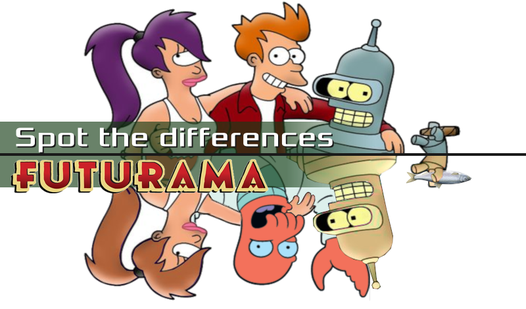 Spot the differences: FUTURAMA