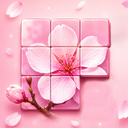 Tile Puzzle: Flowers