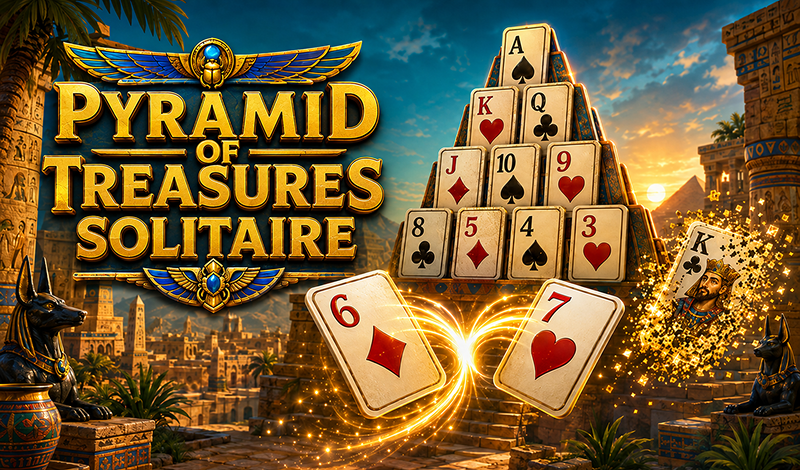 Pyramid of Treasures Solitaire game cover