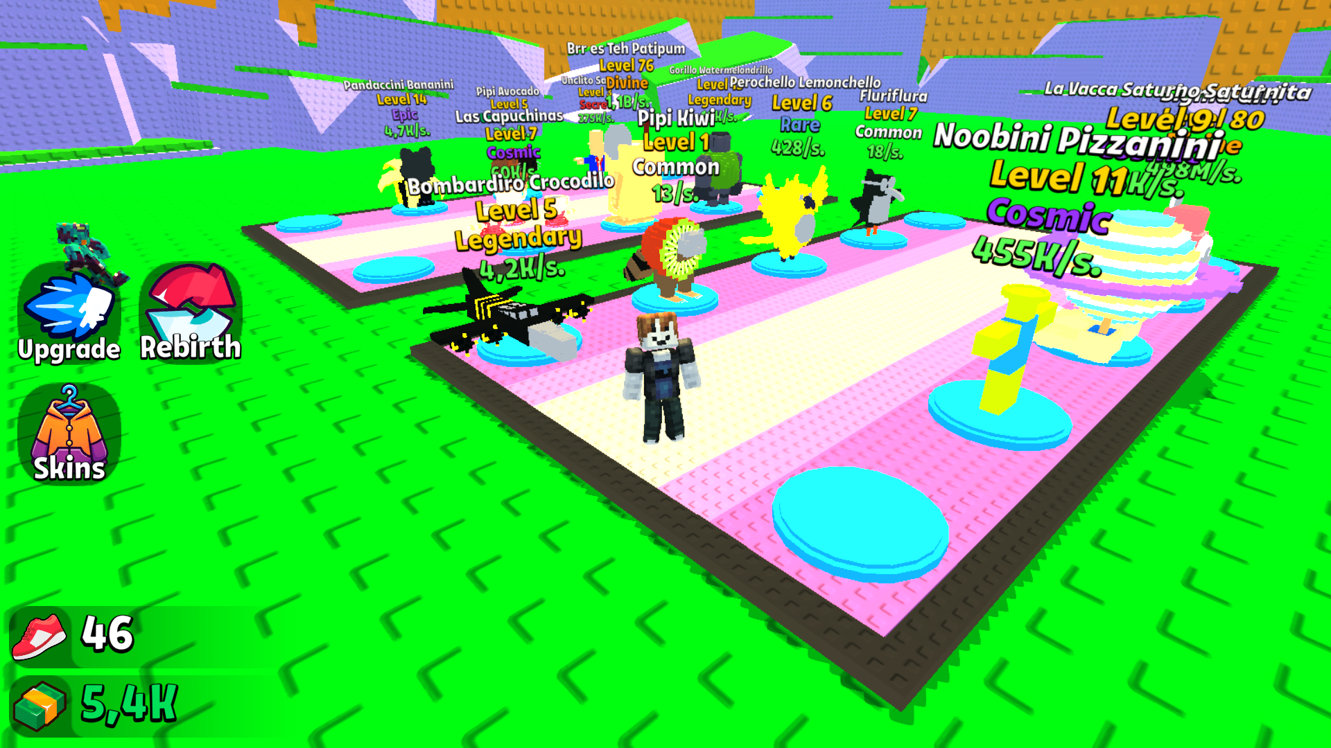 Brainrots 3D: Don't fall down! — screenshot 1
