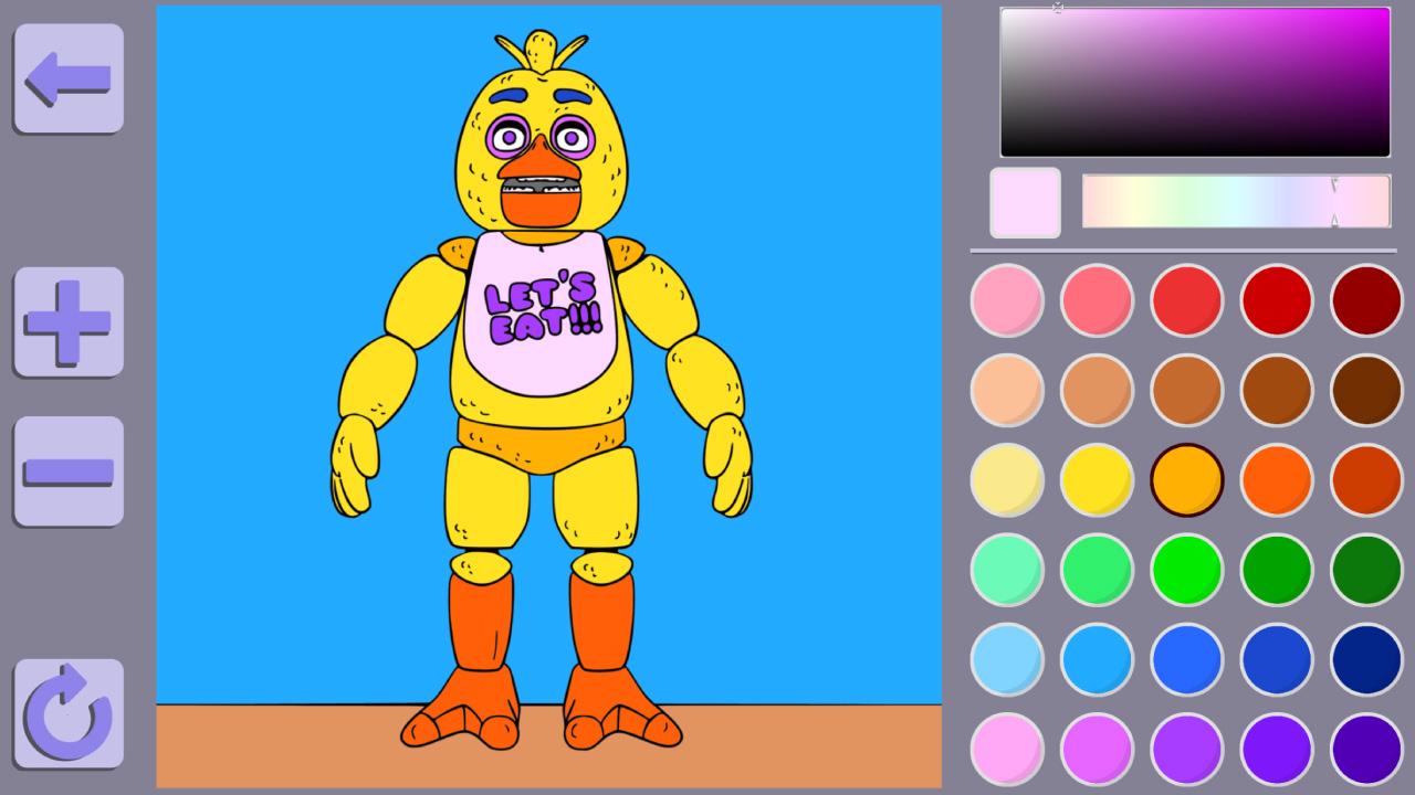 Colouring book FNaF Animatronics screenshot