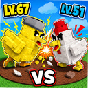 Obby: Grow a Chicken Fighter 3D