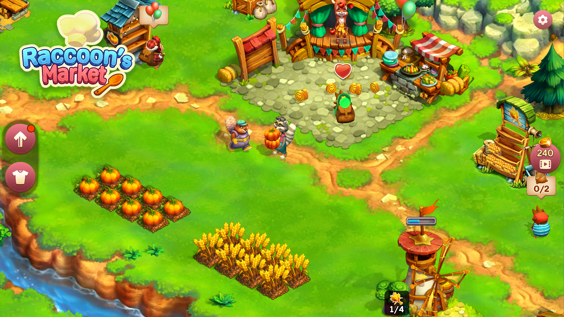 Raccoon Market screenshot