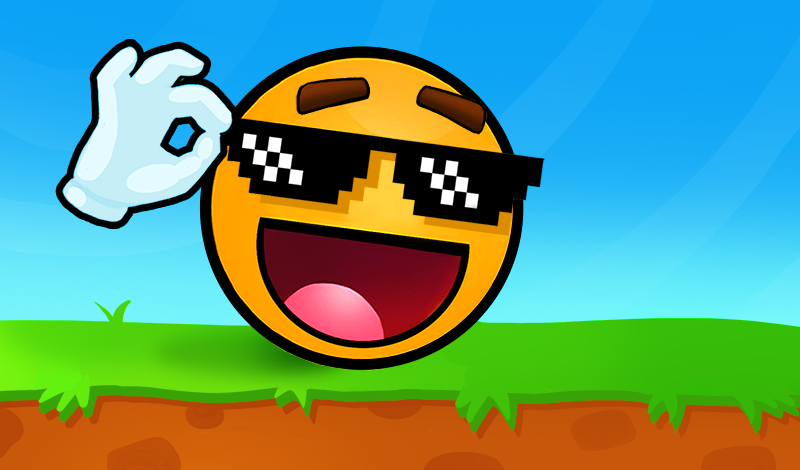 Cool Orange Ball: Bounce Adventure game cover