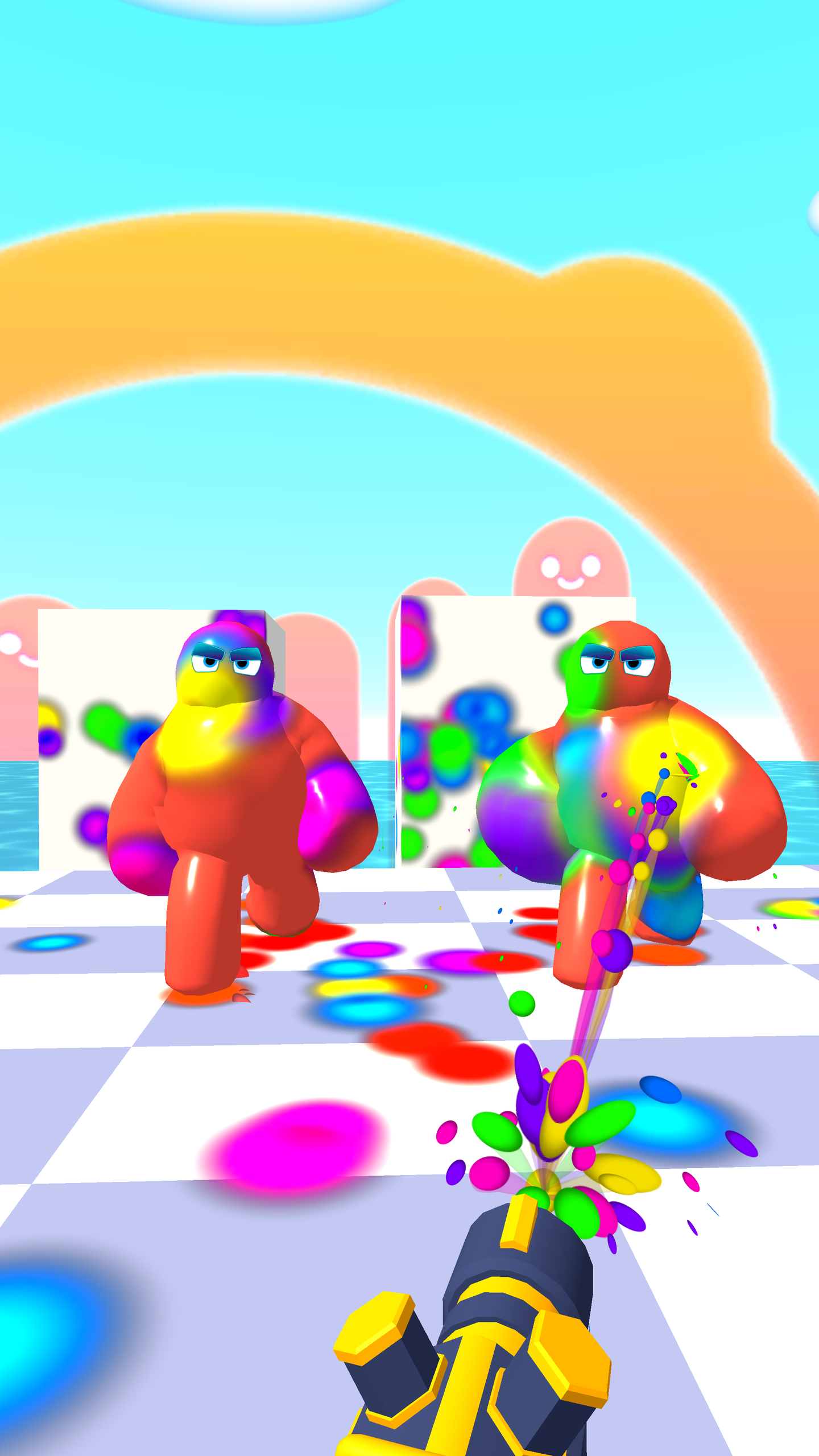 Gun and Paint: Jelly Shooter 3D screenshot 11