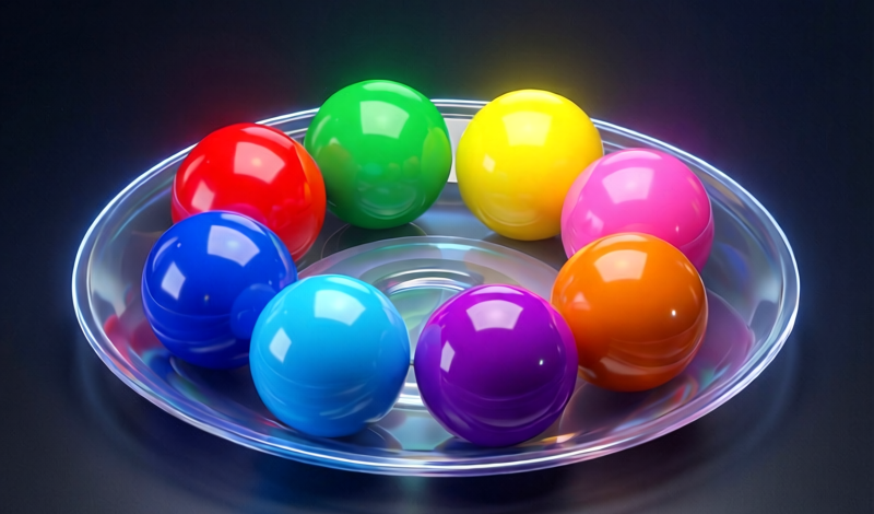 Shooting balls: Connect in a plate 3D game cover