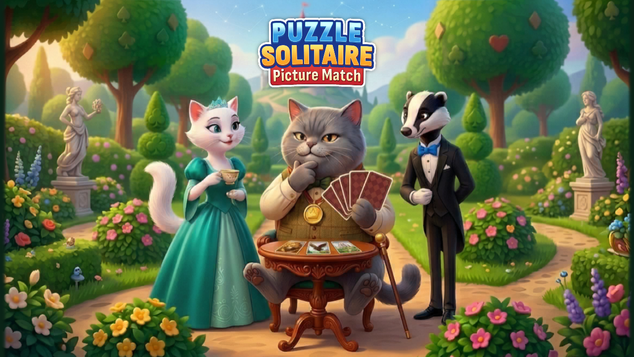 Puzzle Solitaire Picture Match — screenshot 1