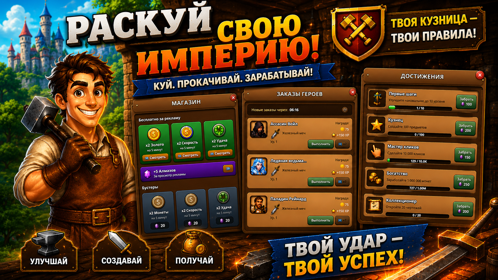 Кузнец Героев — screenshot 2