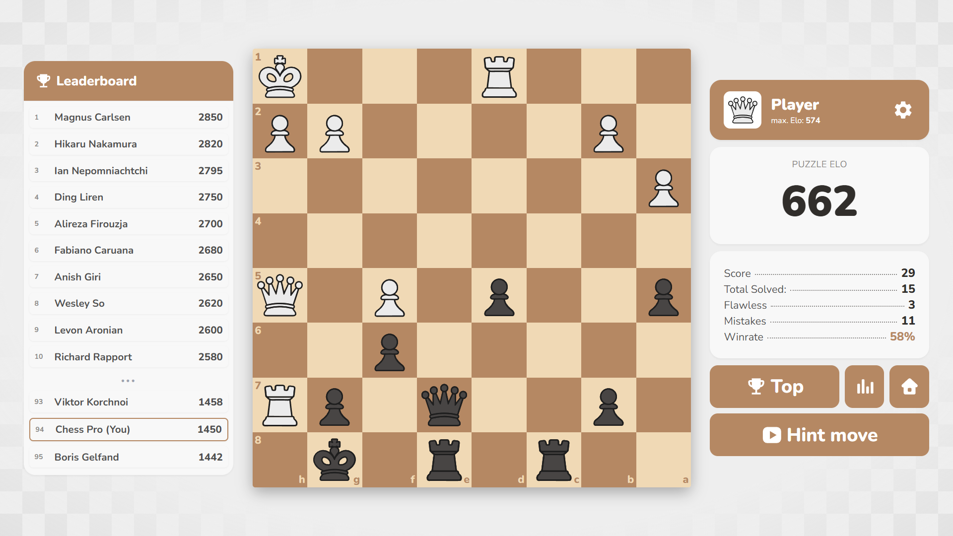 Chess Puzzles: Can you find the best move? — screenshot 4
