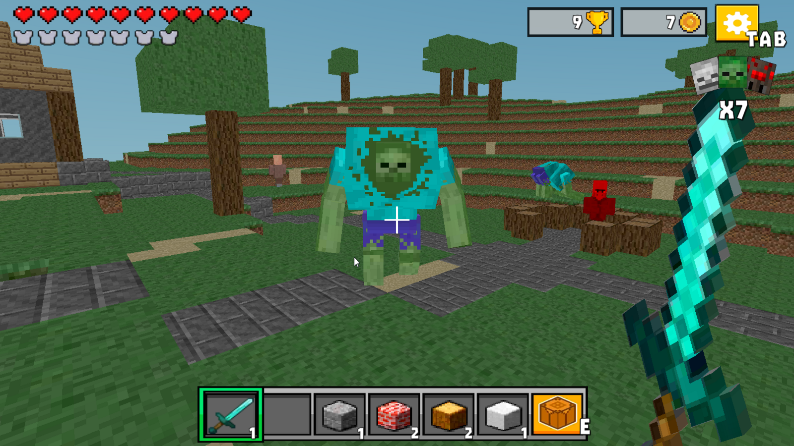Noob defends the village screenshot