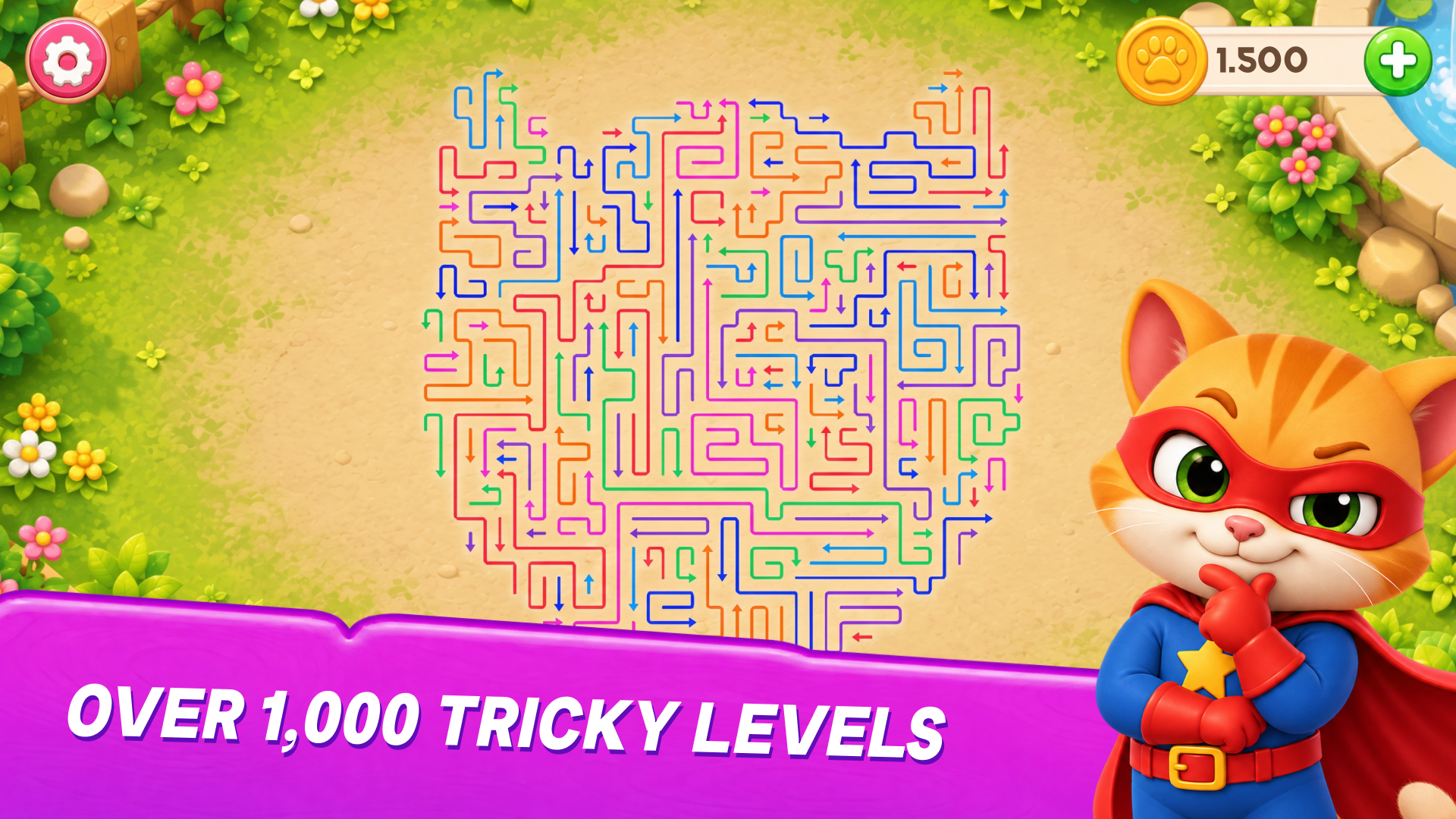 Tap Arrows: Super Cat — screenshot 2