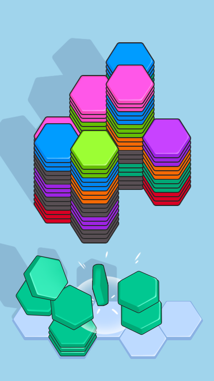 Hexa Tiles: Sorting screenshot 6