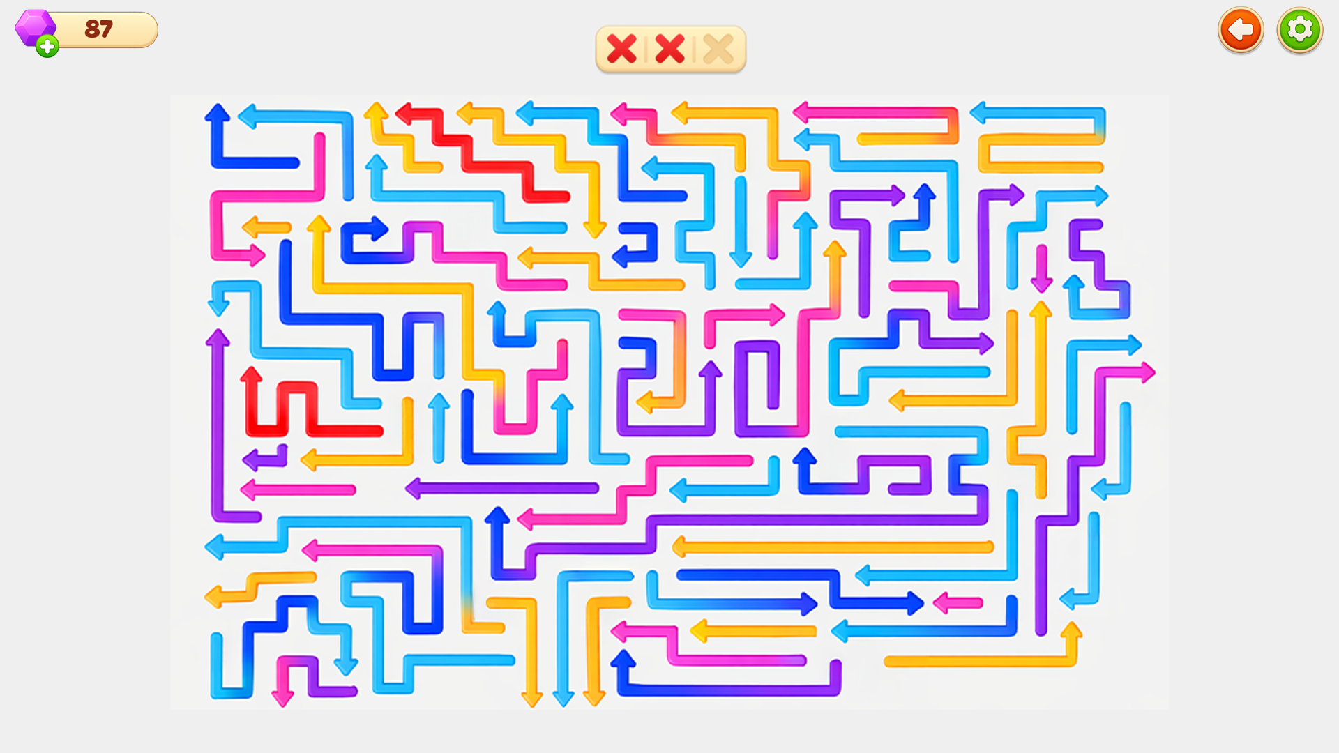 Arrow Slide Puzzle screenshot