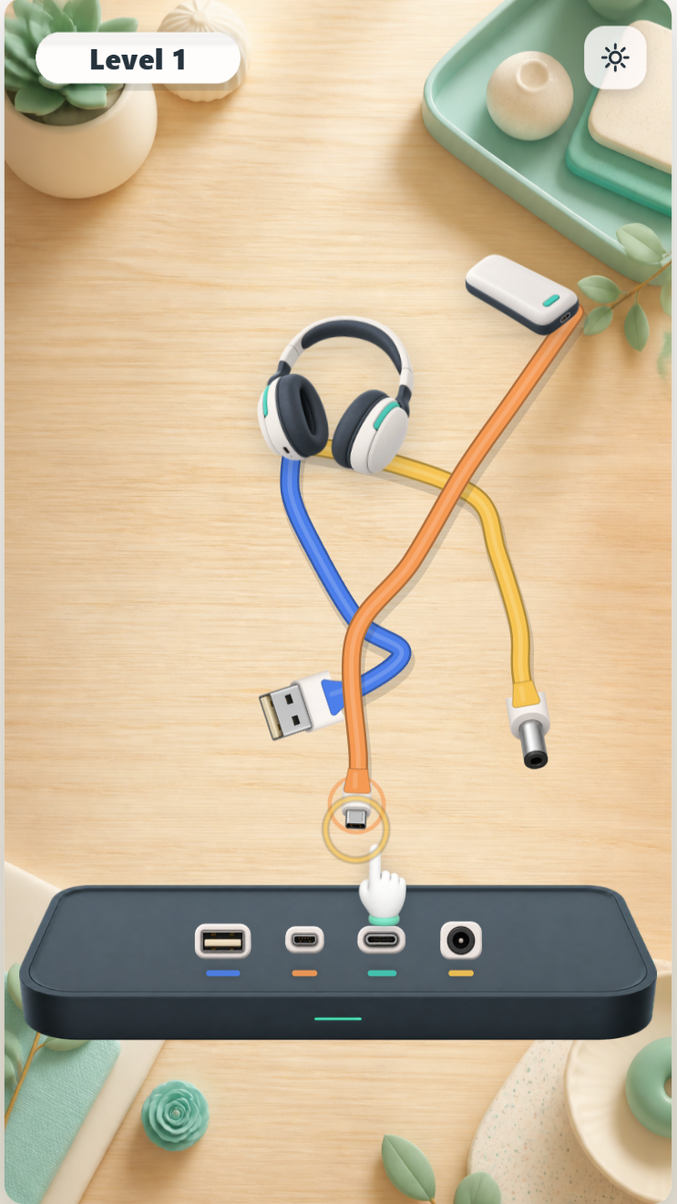 Untangle Cables! ASMR screenshot 7