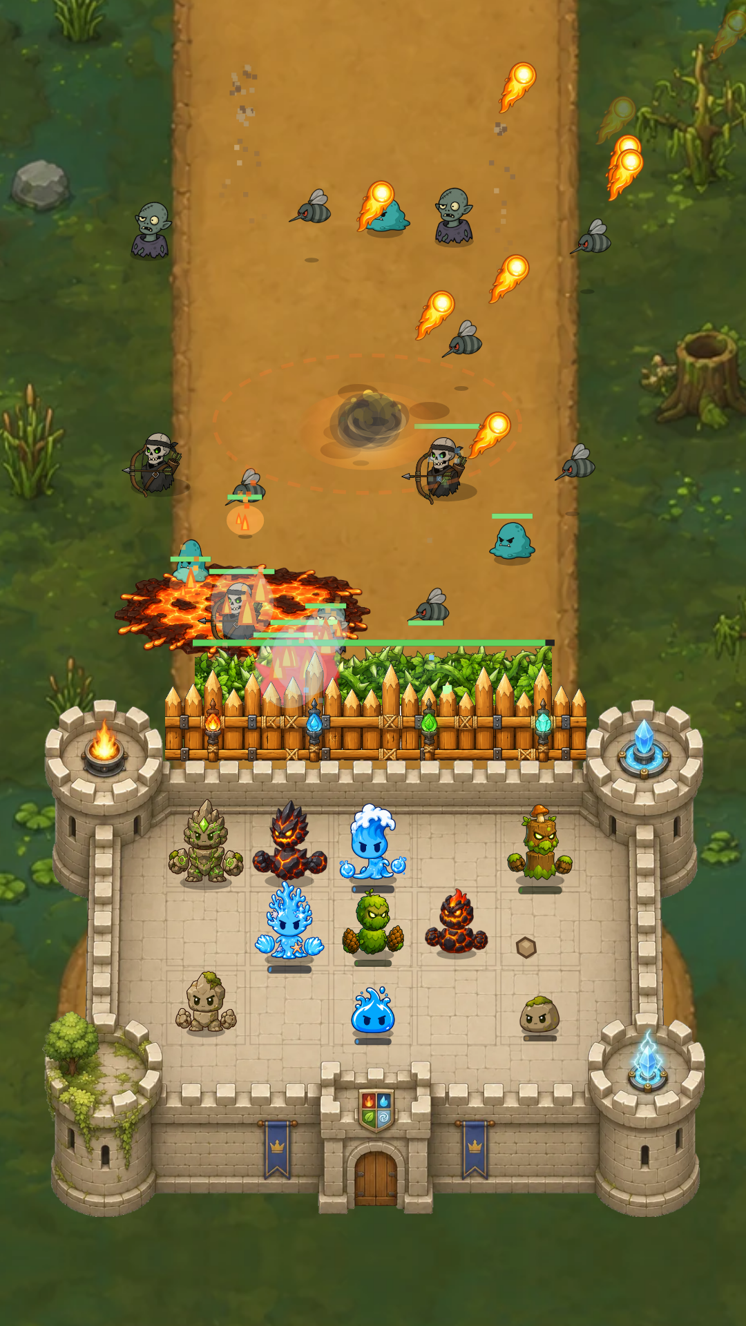 Merge Elementals: Castle Defense screenshot 7