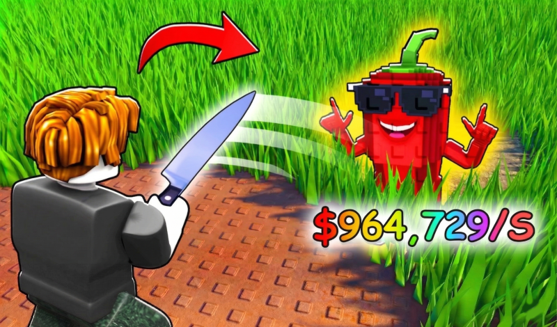 Cut Grass for Brainrots! game cover