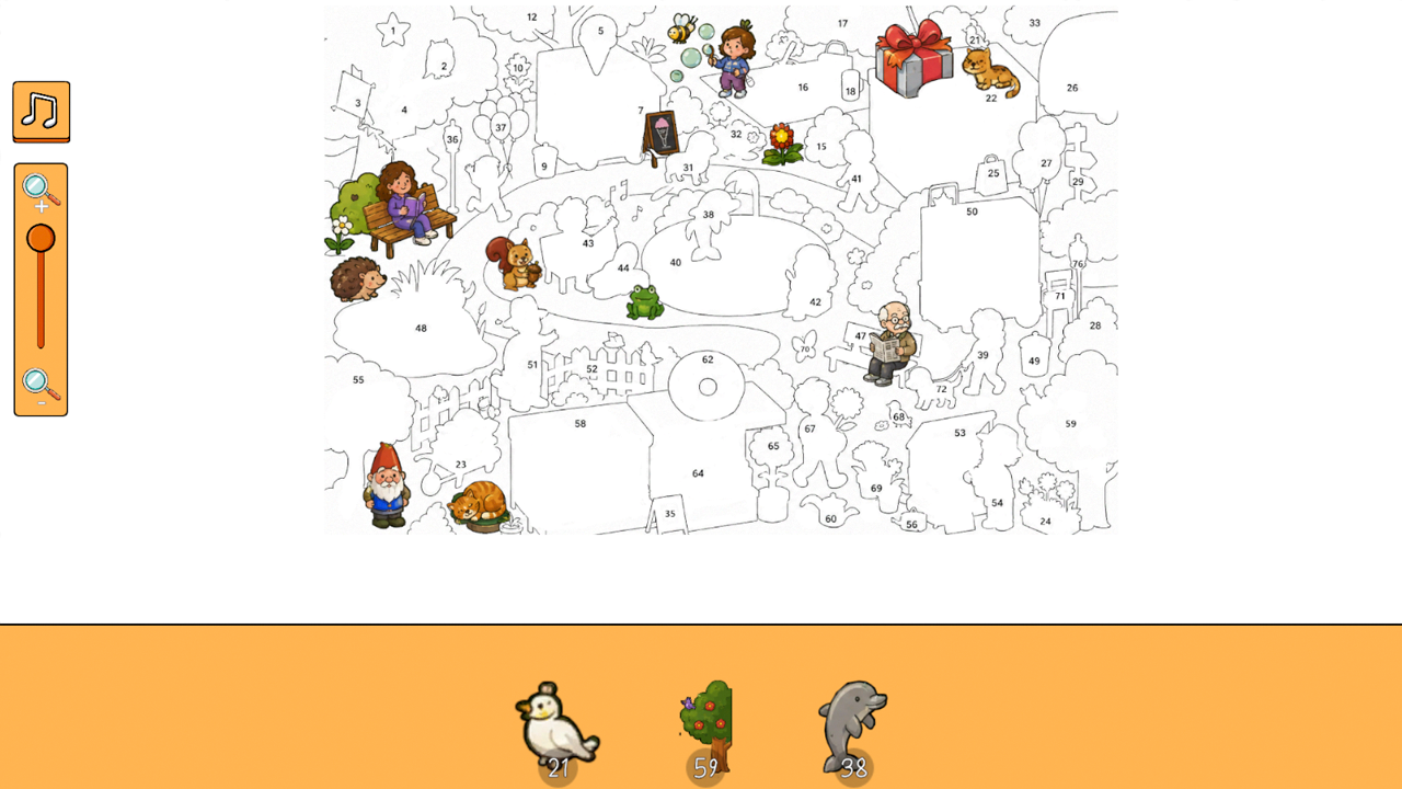 Stickers by Numbers: Coloring Puzzle screenshot