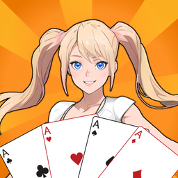 Пасьянс косынка - аниме девушки