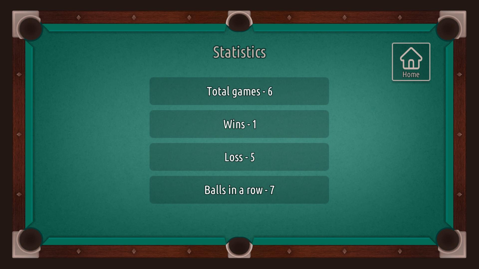 Pool (American billiards) screenshot